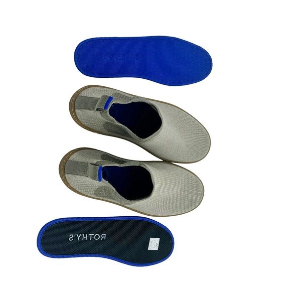 Rothy's The Chelsea Light Sage Green Ankle Boot High Top Sneakers Size 7 NWOT - Picture 4 of 10